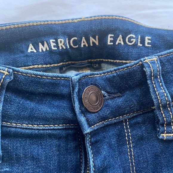 American Eagle Dark Wash Skinny Jeans - Picture 2 of 6